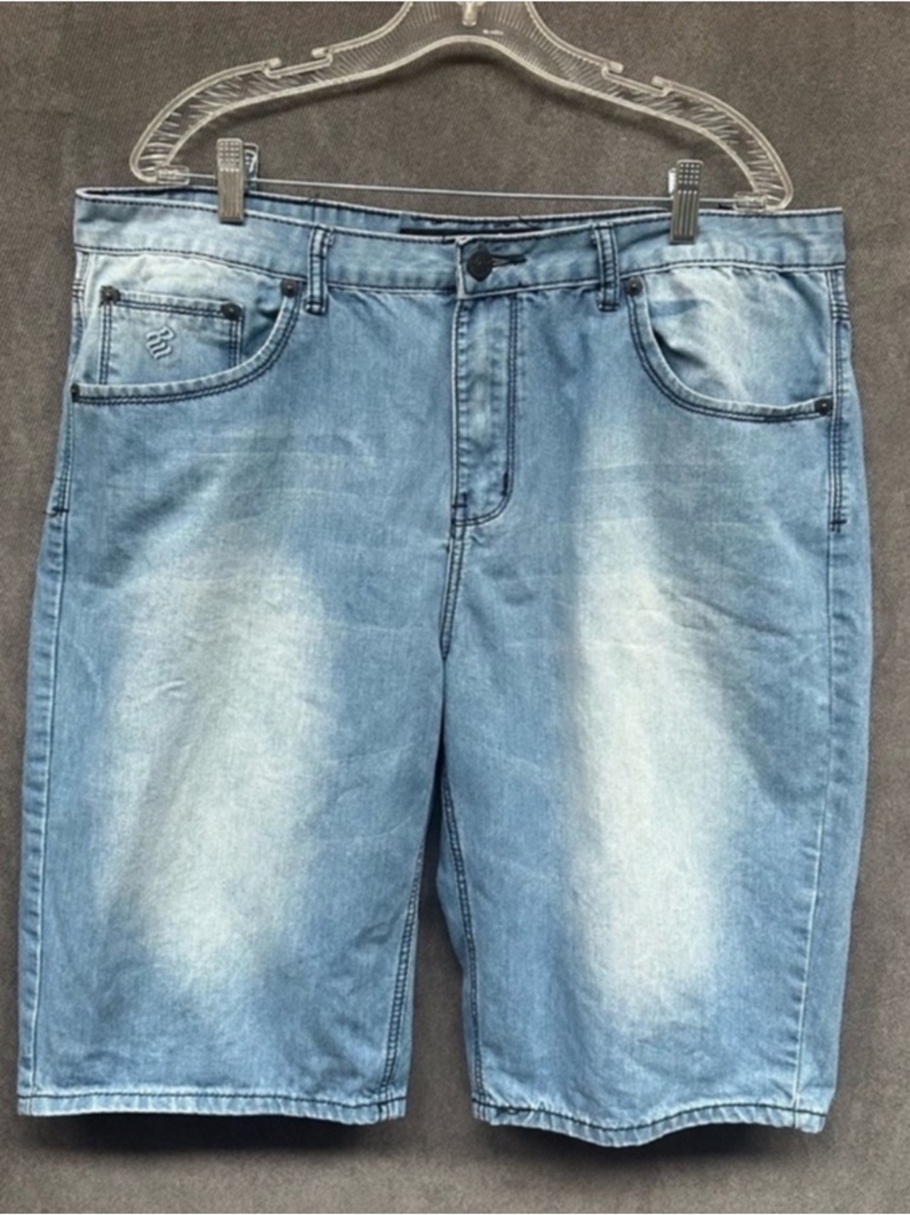 Rocawear denim jean shorts baggy skater 38 jorts